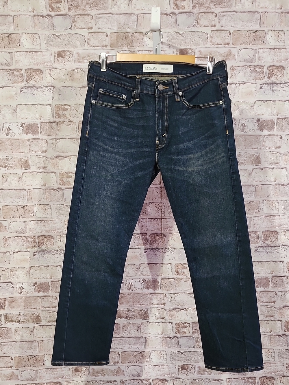 Levi's Men's Straight Jeans - Dark Blue Wash